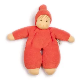Nanchen Natur Organic "Schmuse" Doll Orange Red