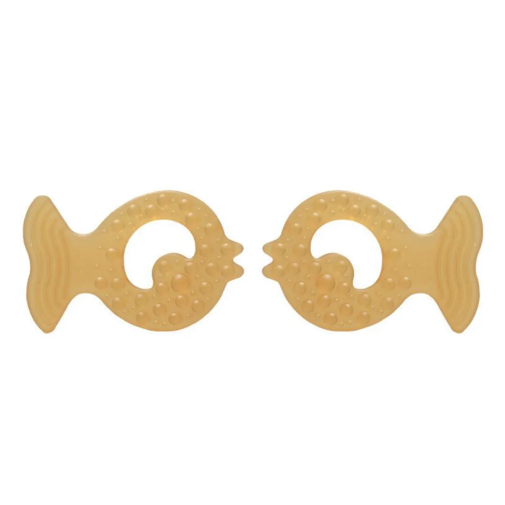 Natural Rubber Soother - Teether (Twin Pack)
