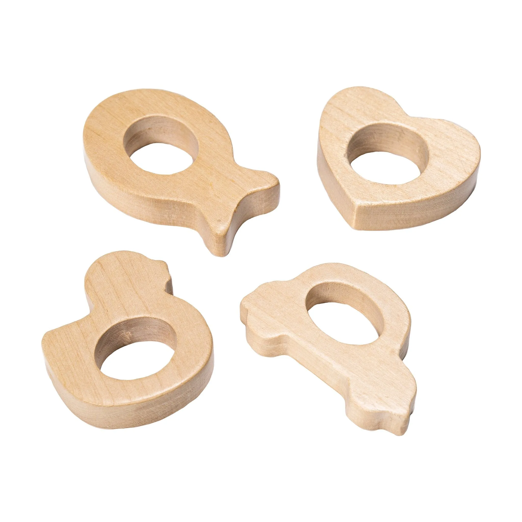 Natural Teether Set - My First Words - Grow Baby