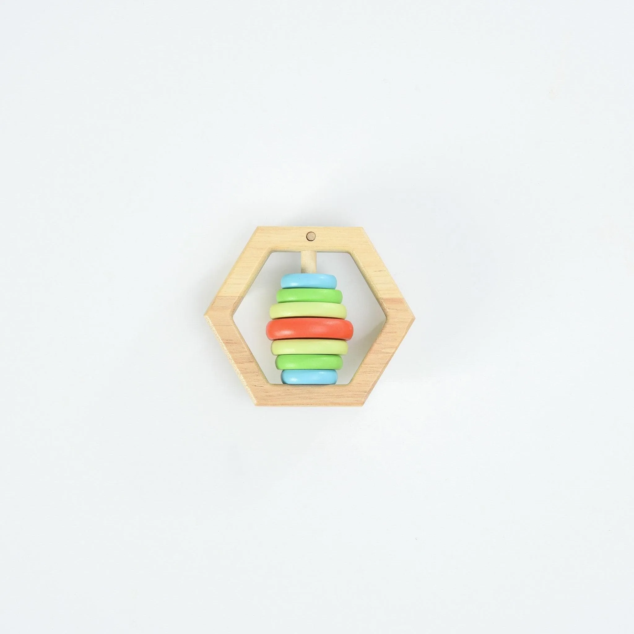 Natural Wooden Rattles - Sensory Play - Wooden Baby Rattles Australia