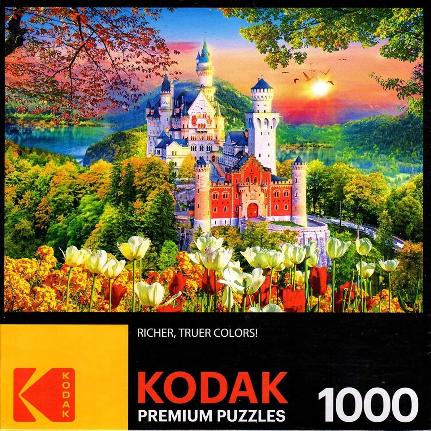 Neuschwanstein Medieval Castle Germany 1000 Piece Kodak Premium Jigsaw Puzzle