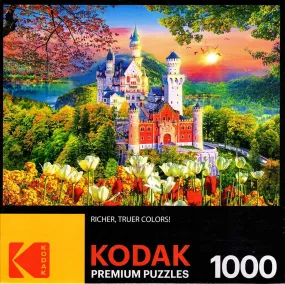 Neuschwanstein Medieval Castle Germany 1000 Piece Kodak Premium Jigsaw Puzzle
