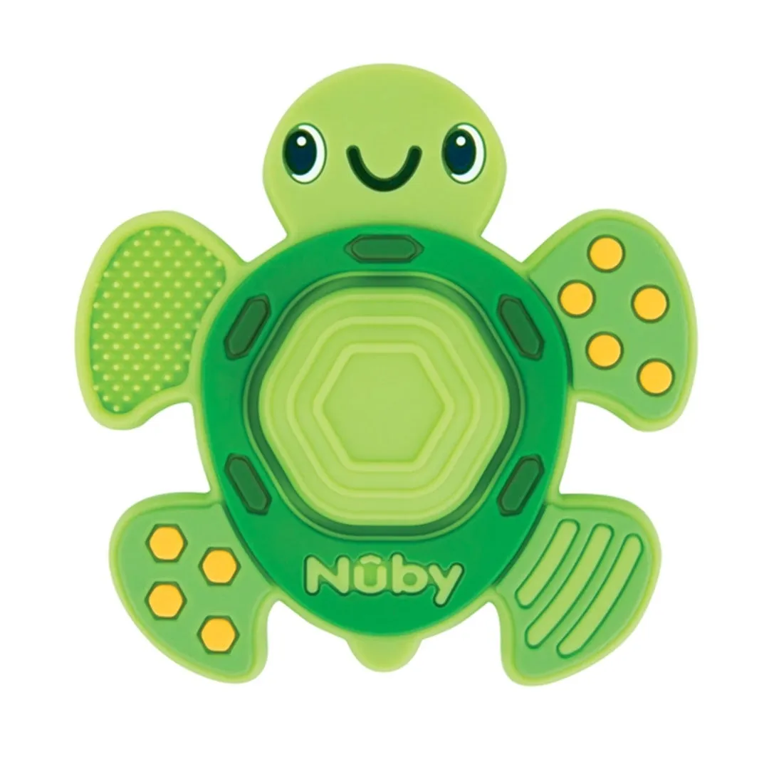 Nuby Teethe N' Pop Sensory Play Turtle Teether