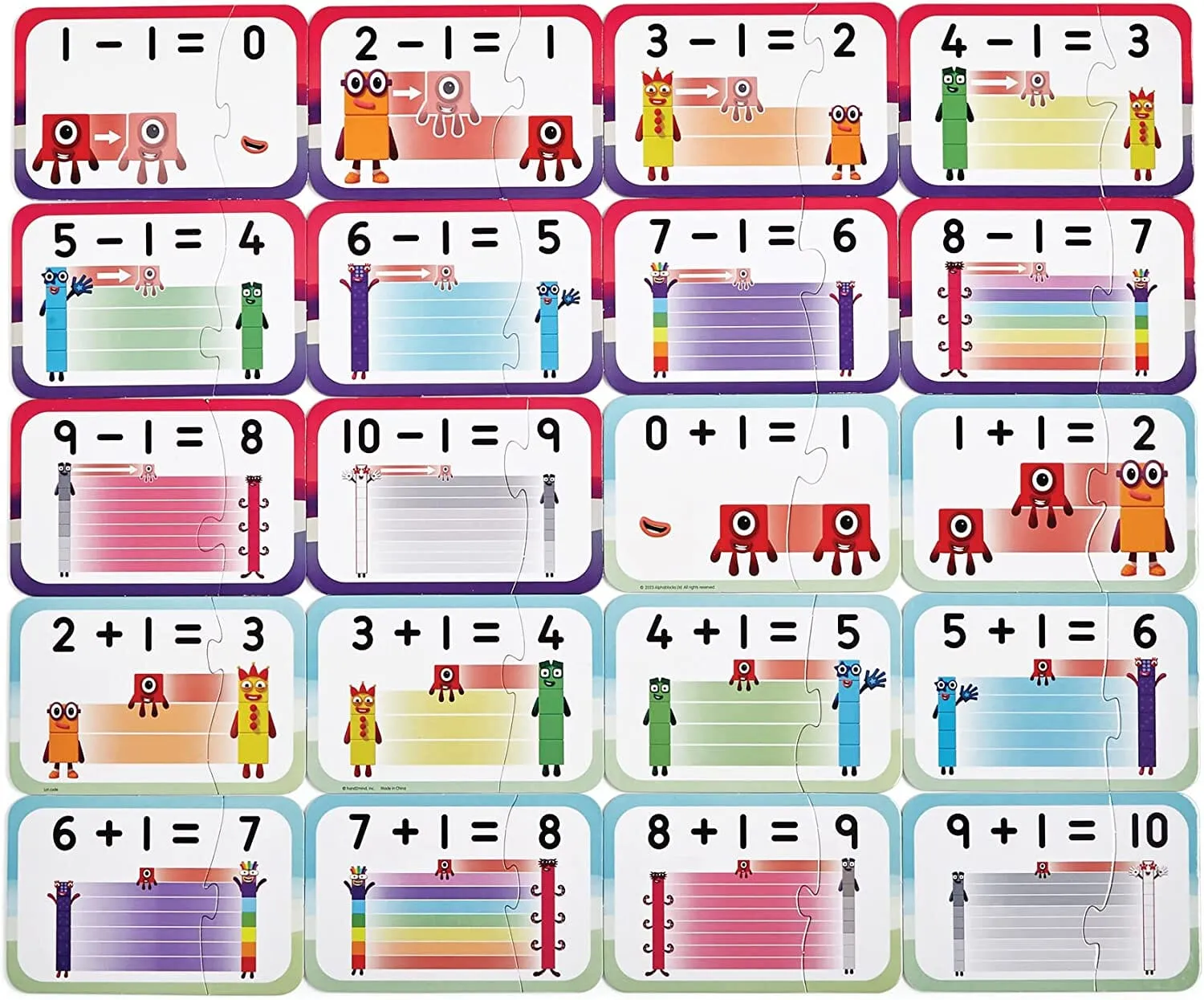 Numberblocks Adding and Subtracting Puzzle Set by Learning Resources - Ages 3 Years 