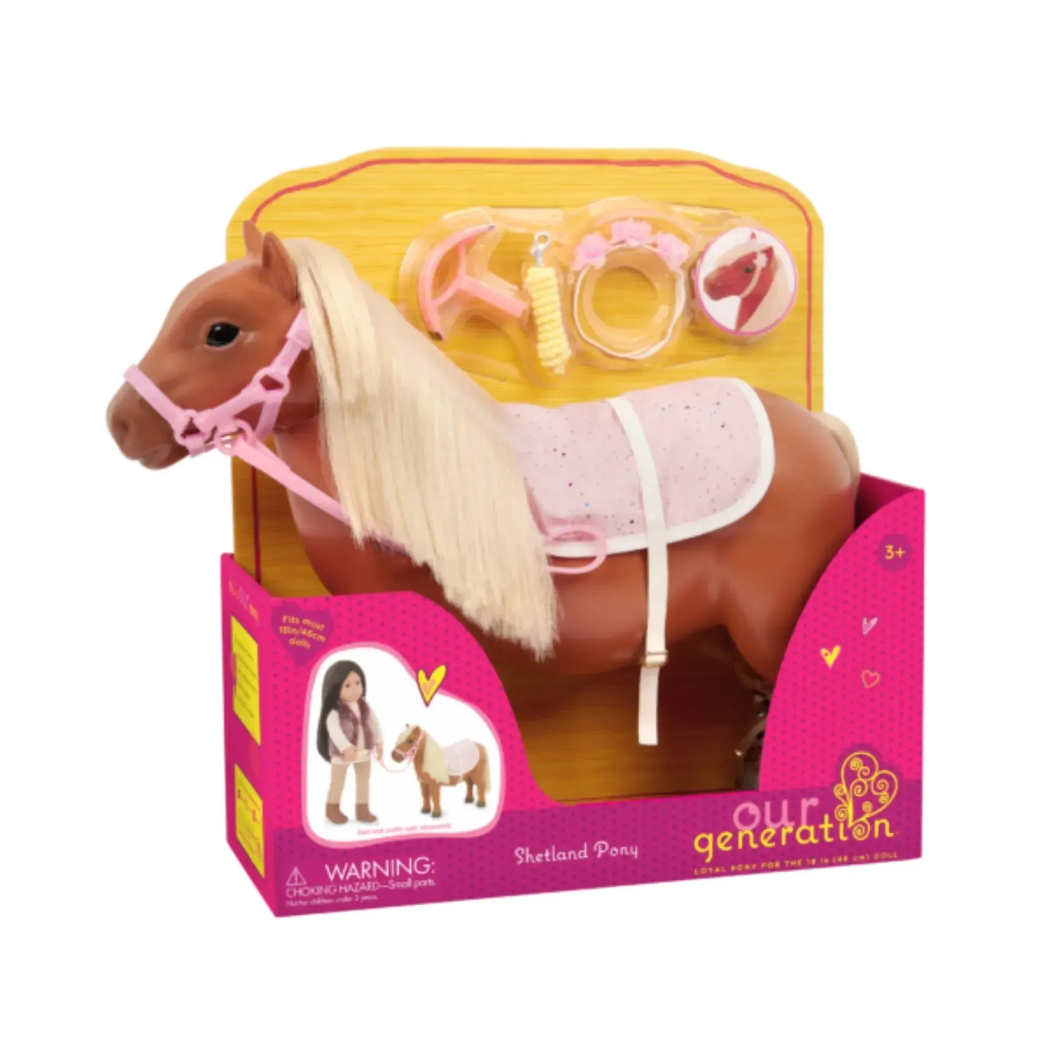 Og Foal Shetland Pony W/Accessories