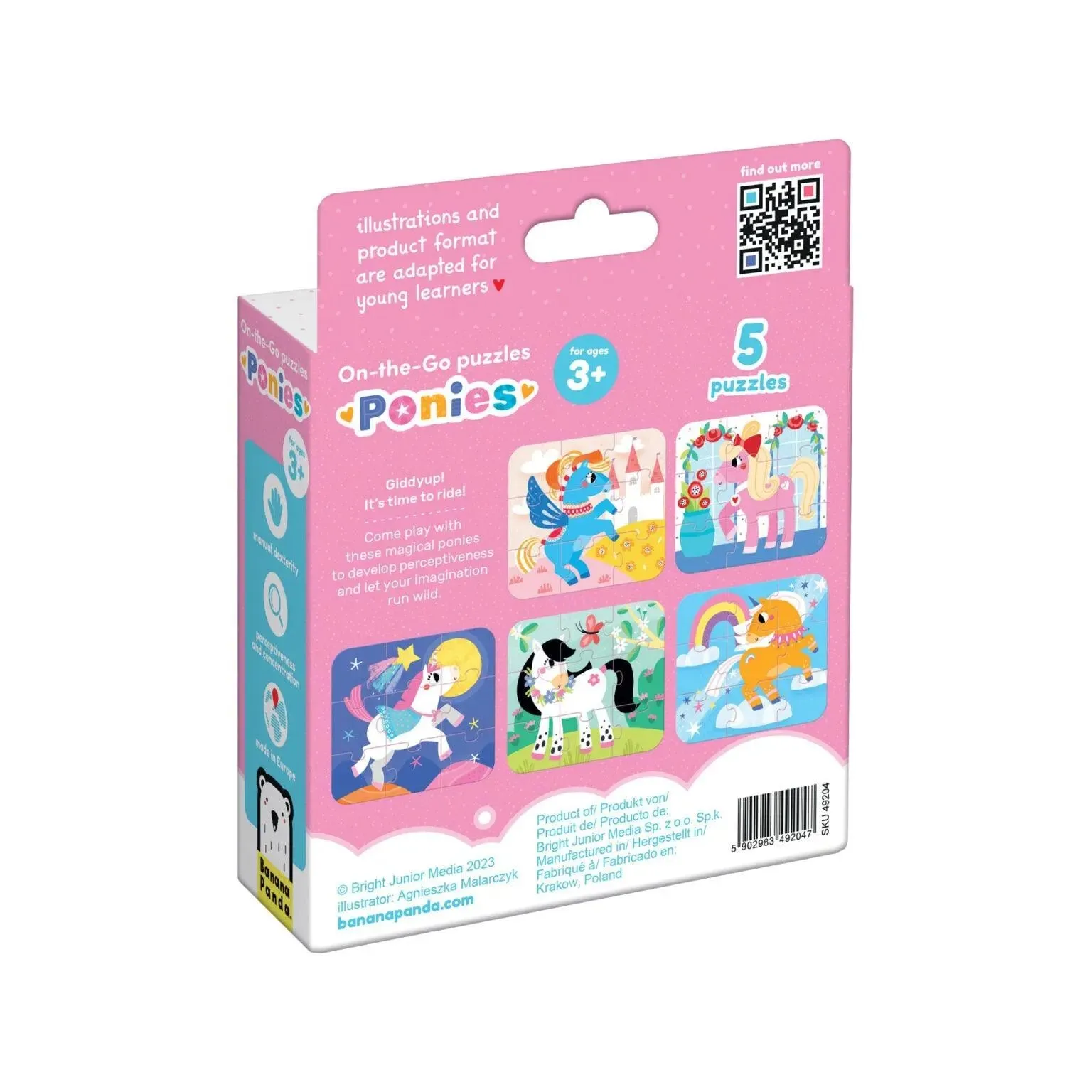 On-the-Go Puzzles Ponies