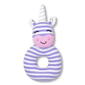 Organic Teething Rattle - Cupcake the Unicorn