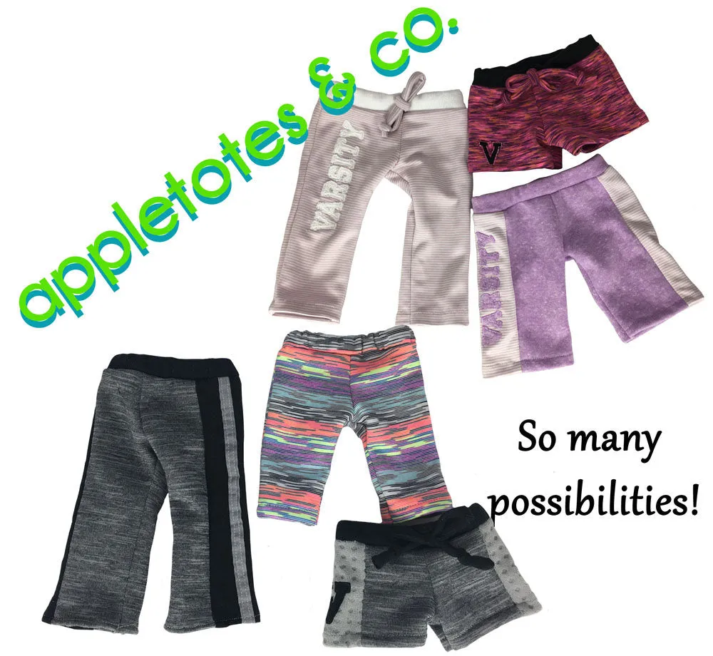 Performance Pants Sewing Pattern for 14 Inch Dolls