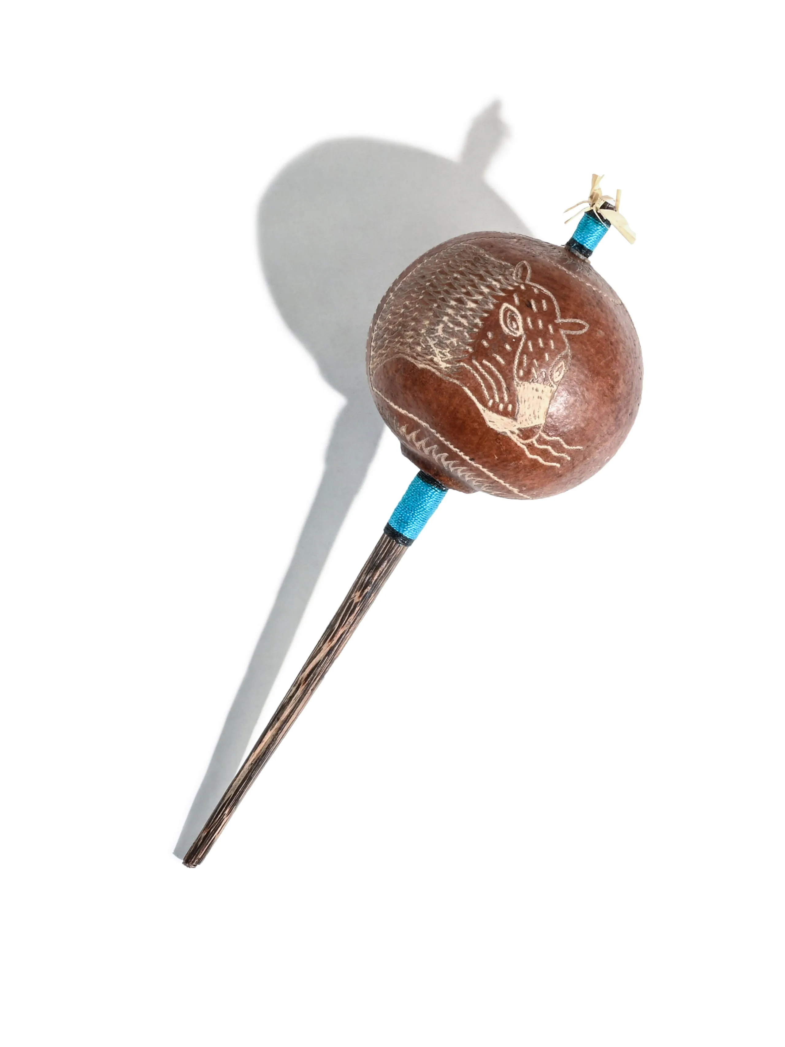 Peruvian Amazon Gourd Rattle - Jaguar