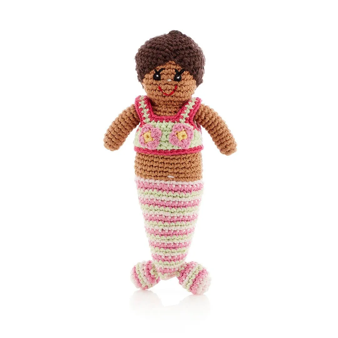 Pink Mermaid Rattle