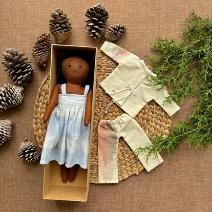 Play Set- Bindiya- Cotton Fabric Toy- Deep