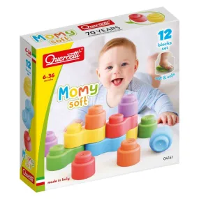 Quercetti - Momy Soft Blocks 12 Piece Set