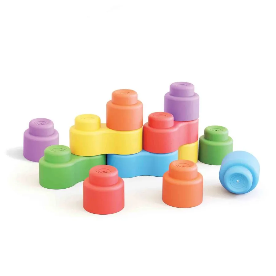 Quercetti - Momy Soft Blocks 12 Piece Set