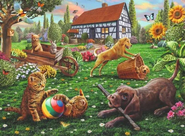 Ravensburger Playing in the Yard Puzzle 200pc