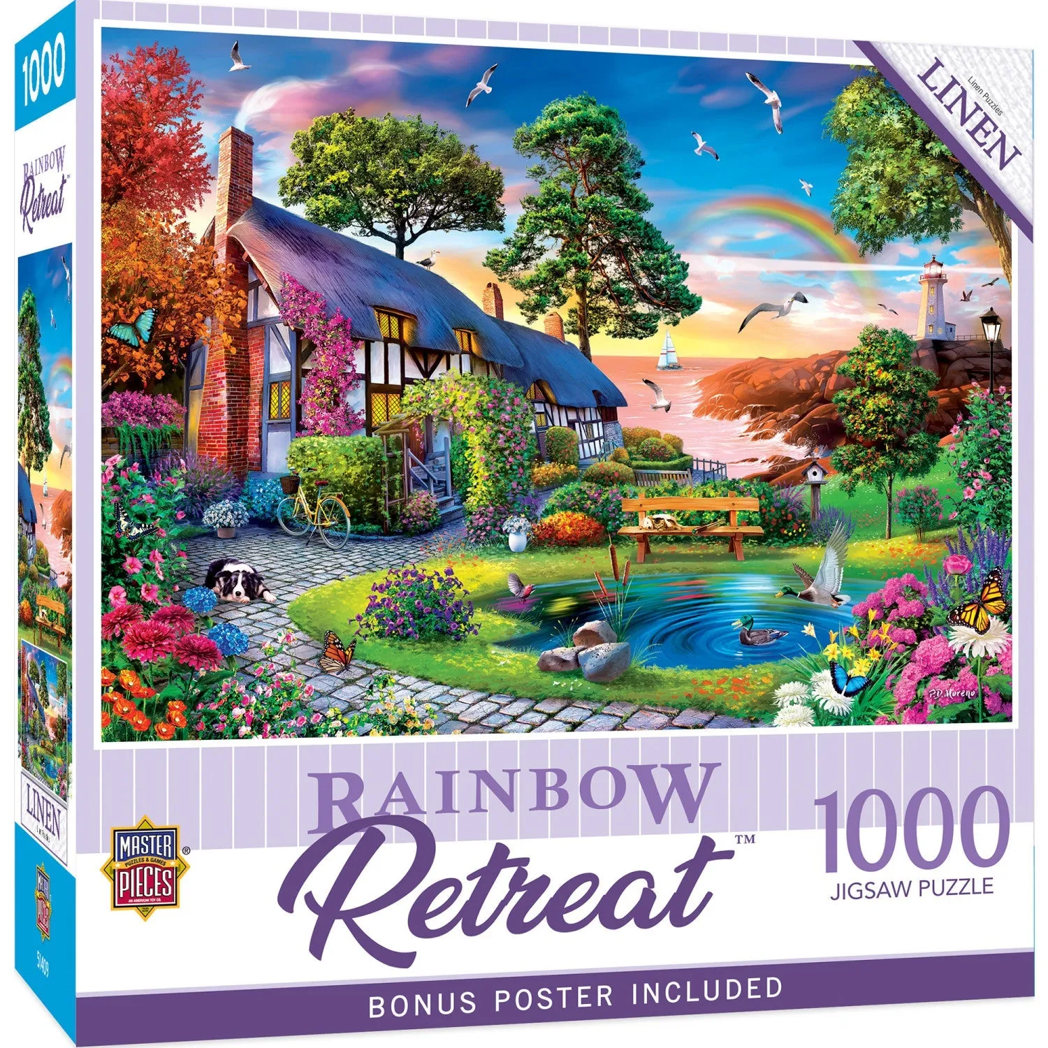 Retreats - Rainbow 1000 Piece Jigsaw Puzzle