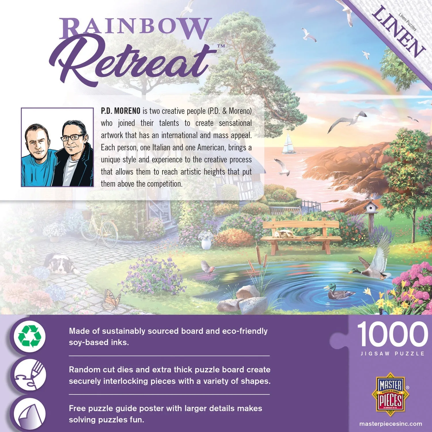 Retreats - Rainbow 1000 Piece Jigsaw Puzzle