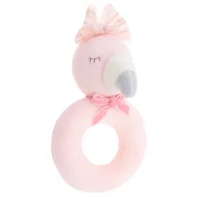 Ring Rattle Flamingo