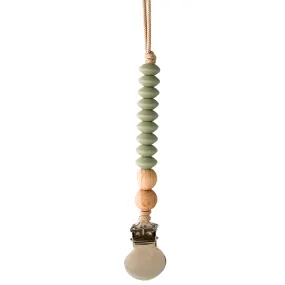River Pacifier Clip - Eucalyptus by Pretty Please Teethers