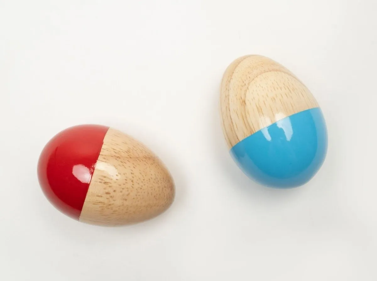 Rocking Potato Wooden Egg Shakers