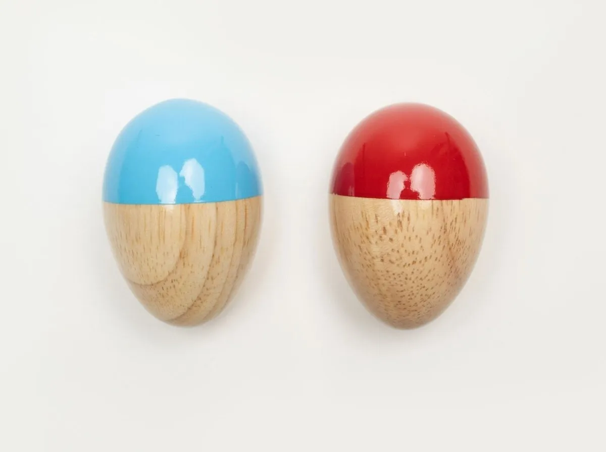 Rocking Potato Wooden Egg Shakers