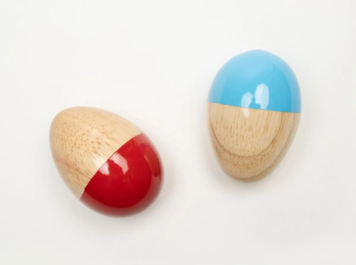 Rocking Potato Wooden Egg Shakers
