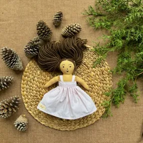 Single Doll- Garima- Cotton Fabric Toy- Warm