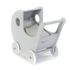 Small Stuff Doll's Pram in Grey