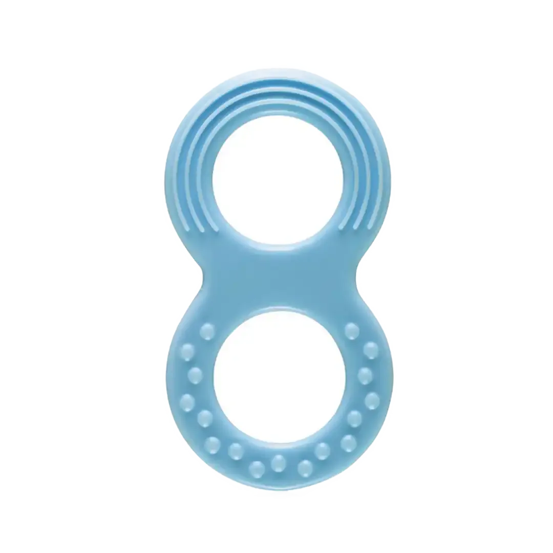 Snookums Rubber Teether Blue
