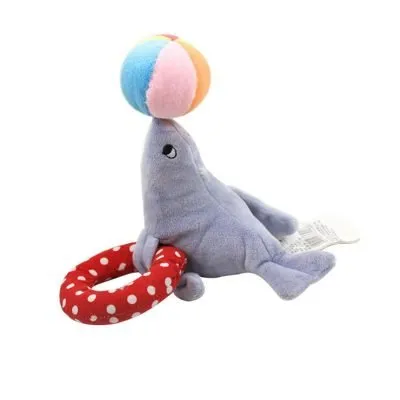 Soft Rattle - Dolphin with Ring