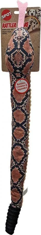 Spot Rattle Snake Plush Dog Toy 24" - 1 count