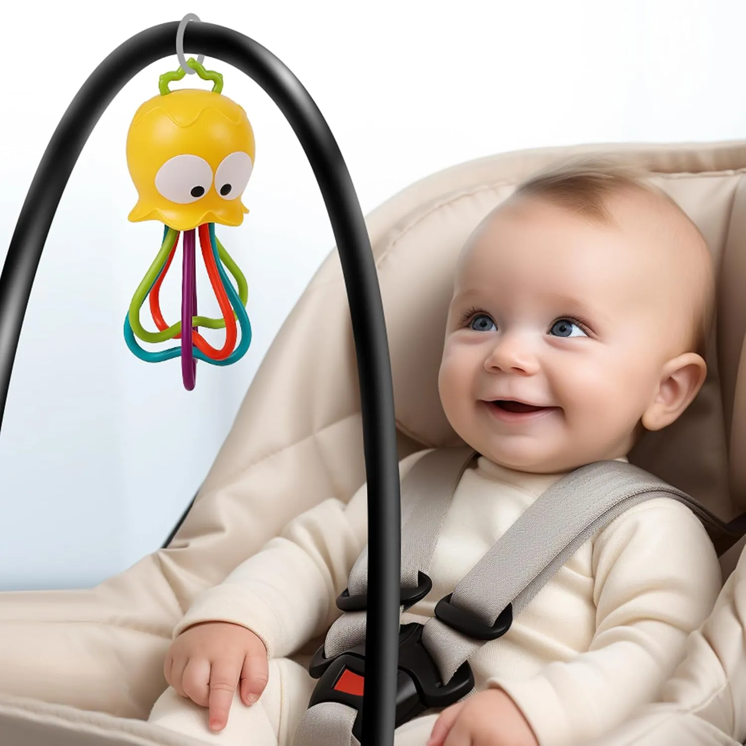 SuctionJoy Interactive Baby Rattles for Engaging Playtime and Developmental Fun