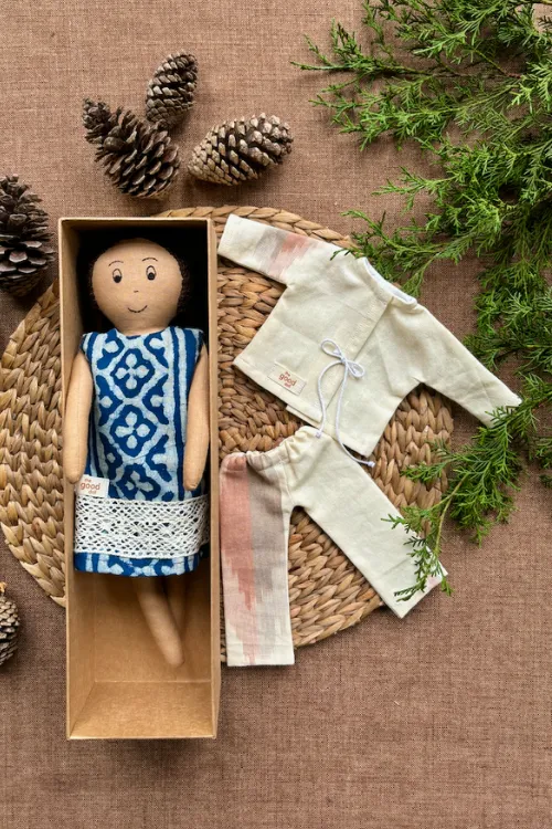 The Good Gift, Play Set, Shalini, Cotton Fabric Toy