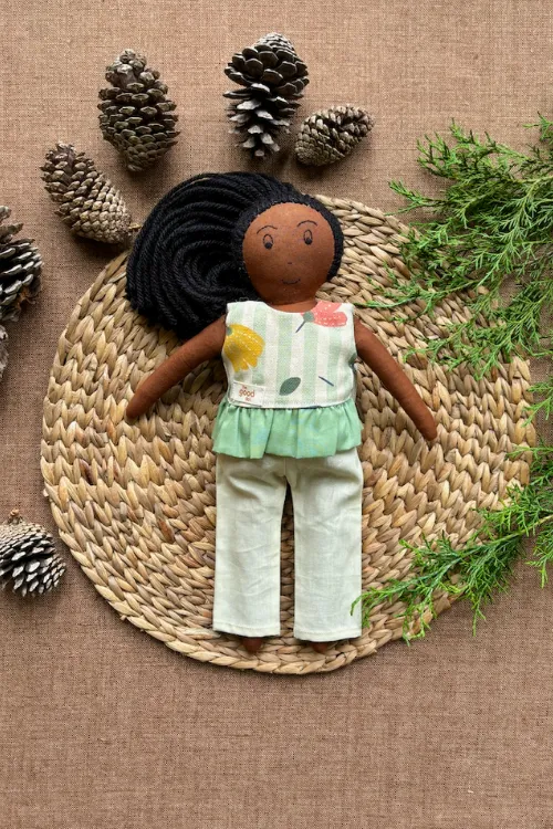 The Good Gift, Single Doll,Anvi, Cotton Fabric Toy