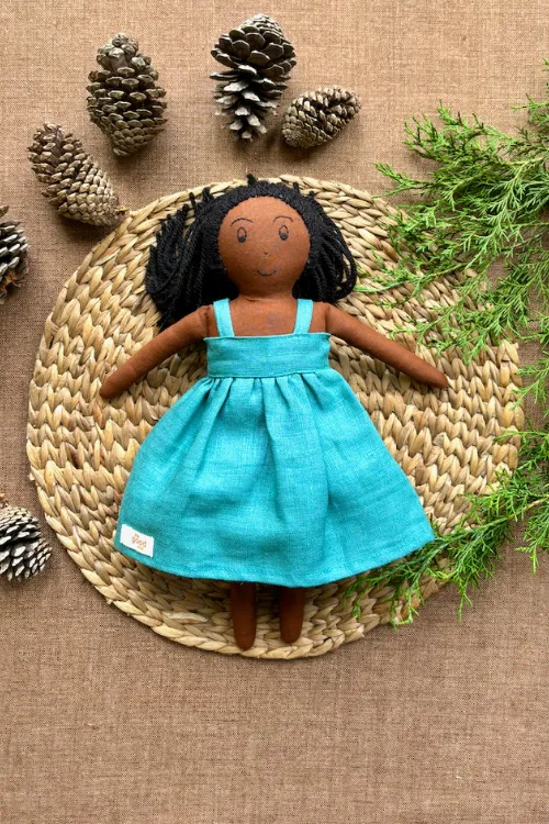 The Good Gift, Single Doll,Bhumi, Cotton Fabric Toy