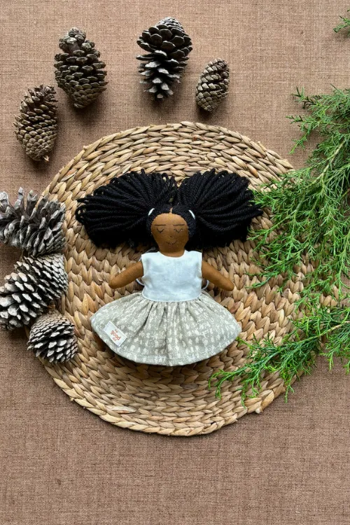 The Good Gift, Single Doll,Meher, Cotton Fabric Toy