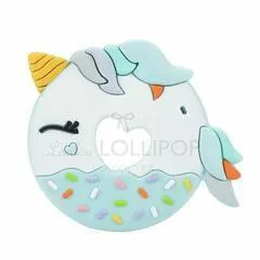 Unicorn Donut Blue Teether
