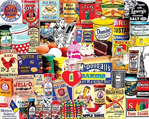 White Mountain Puzzles I Love Baking, 1000 Piece Jigsaw Puzzle