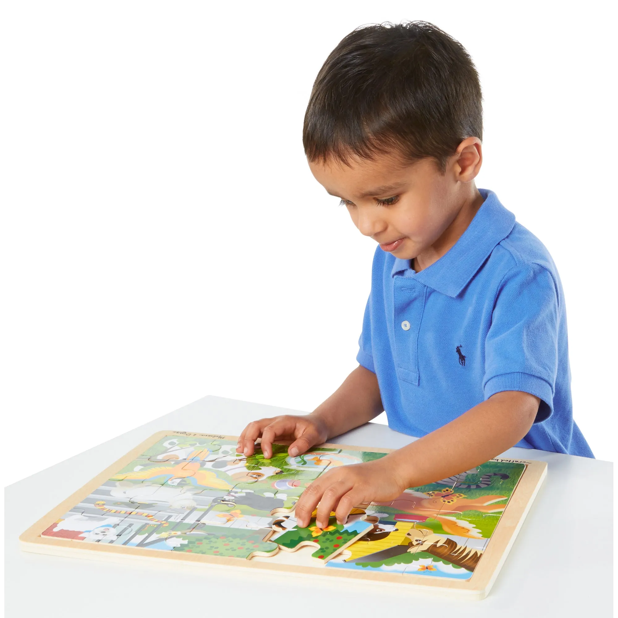 Wooden 24-Piece Jigsaw Puzzle 2-Pack - Pets & Farm