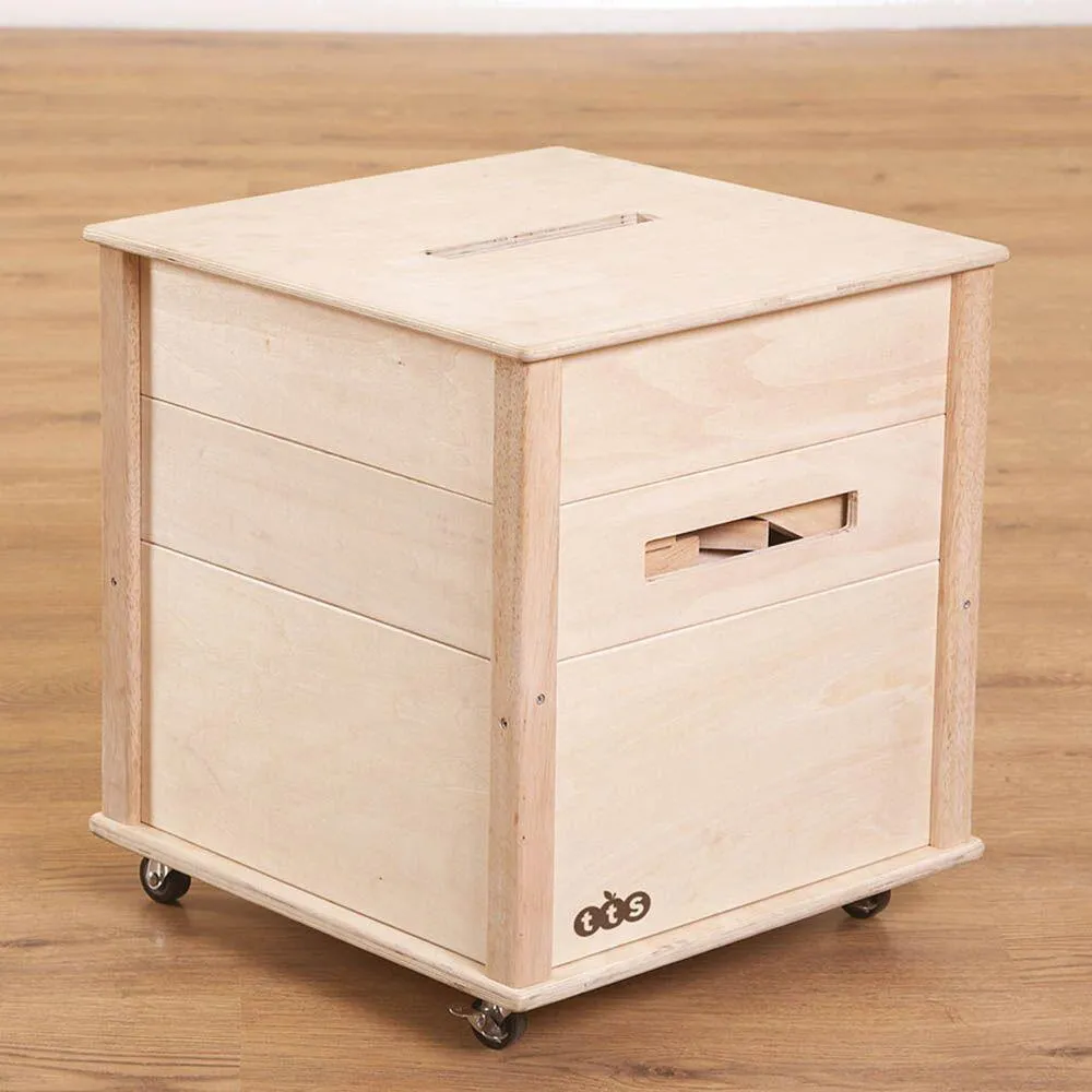 Wooden Creative Crate with Blocks