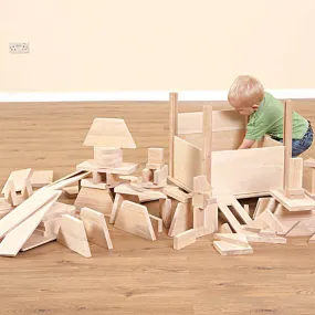 Wooden Creative Crate with Blocks