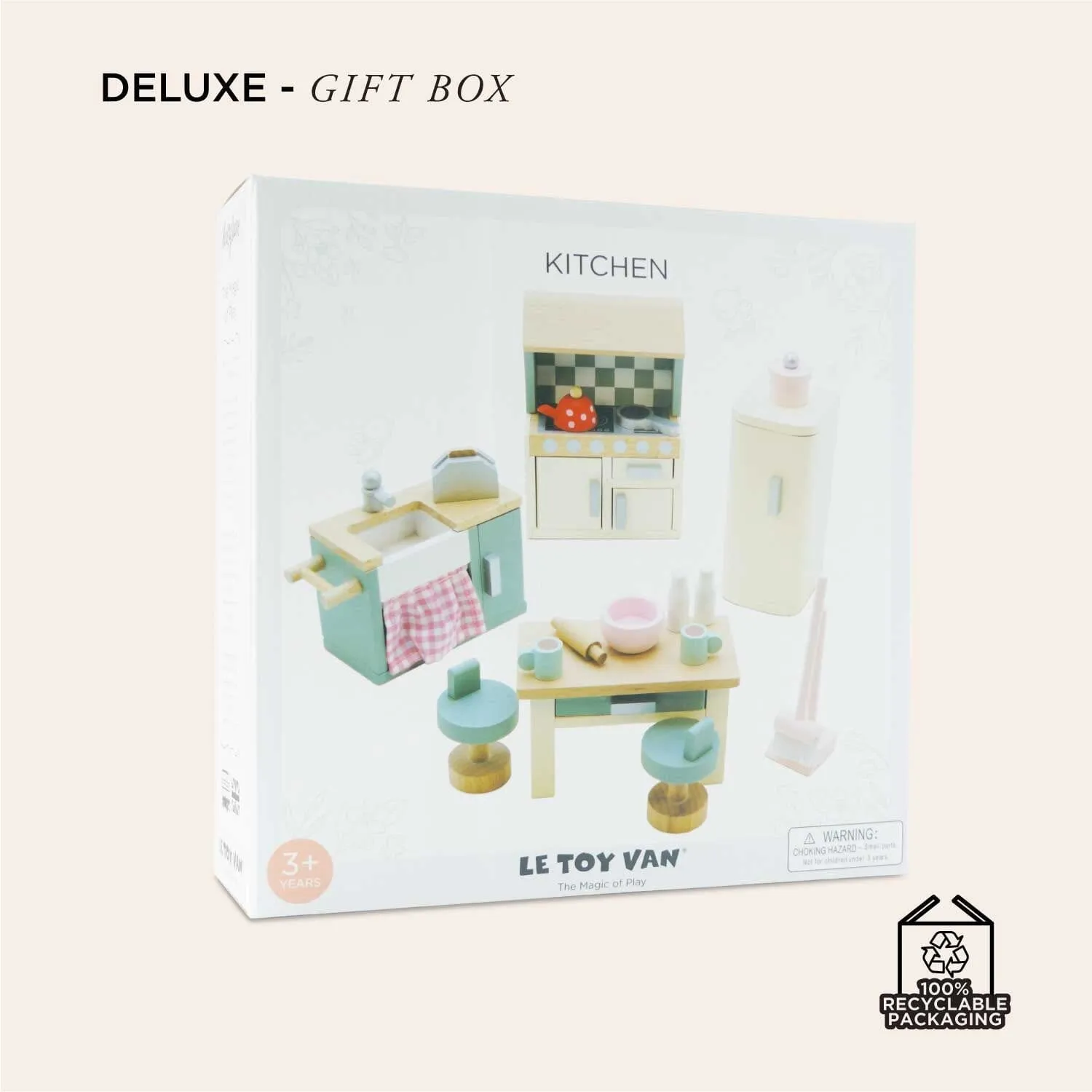Wooden Dolls house Kitchen Furniture