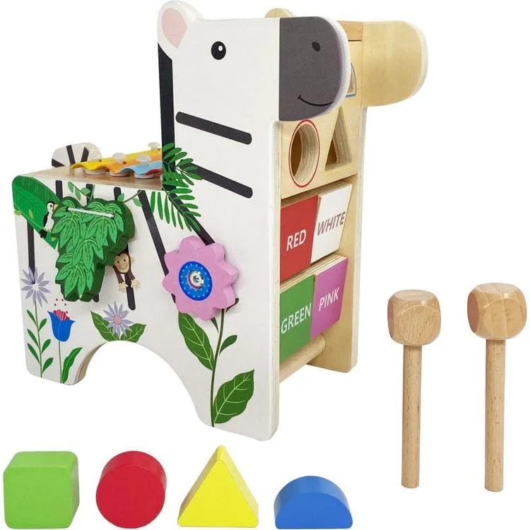 Zebra Learn & Play Activity Center with Xylophone
